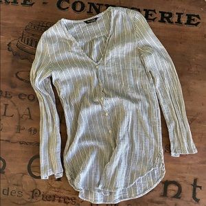 Soft long striped top